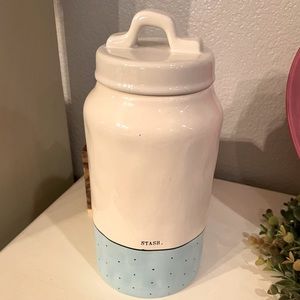Stash canister Rae Dunn
